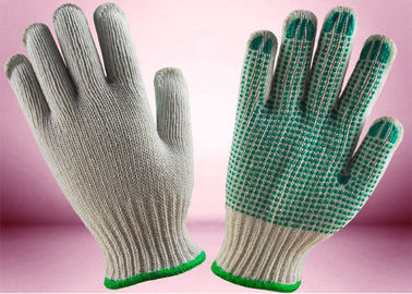 Bleached White Working Hands Gloves Eco Friendly Materials Long Lifetime