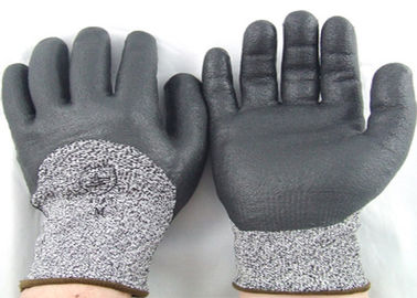 Better Grip Cut Protection Gloves , Slip Proof Gloves Ultrafine Nitrile Foam Coating