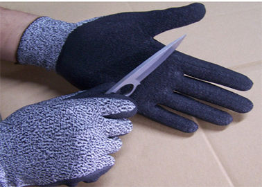 Super Thin Non Cut Kitchen Gloves Ultrafine Nitrile Foam Coating 24 - 26cm Length